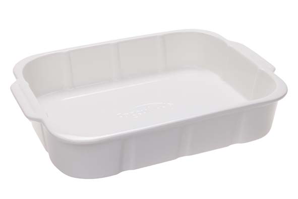 Plat gratin FreshMeals Blanc - 30x24xH7cm